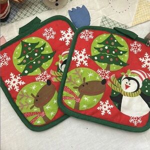 Festive Christmas Pot Holders